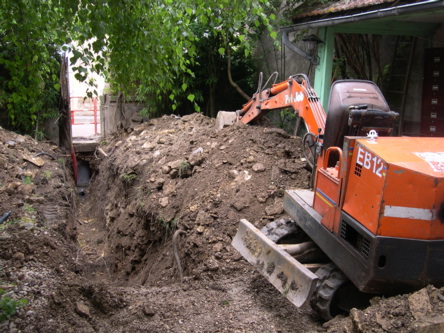 jardin ecoulement