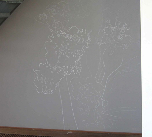 bloom fruit black board