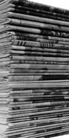 newspaper stack