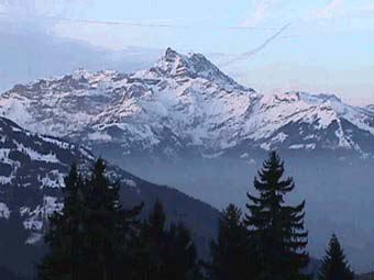 mountainview from Alpe des Chaux, CH