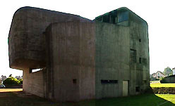 Paul Virilio's and Claude Parent's 1966 Sainte-Bernadette church