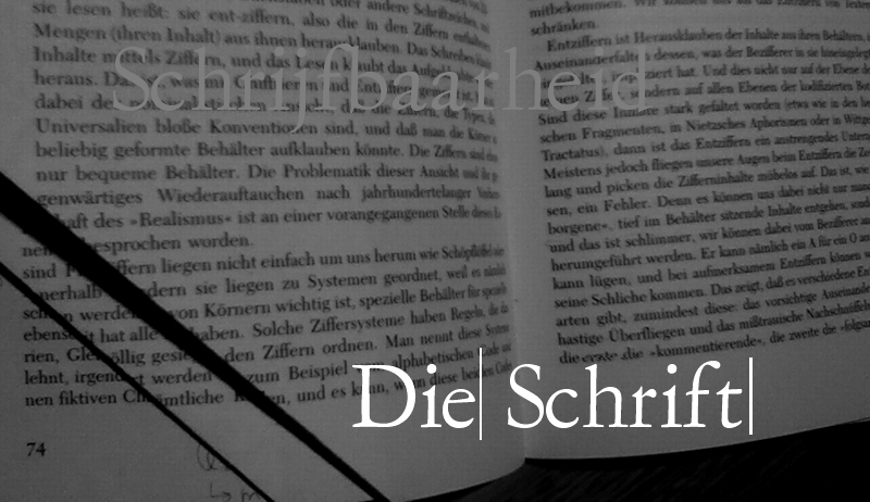 Die Schrift